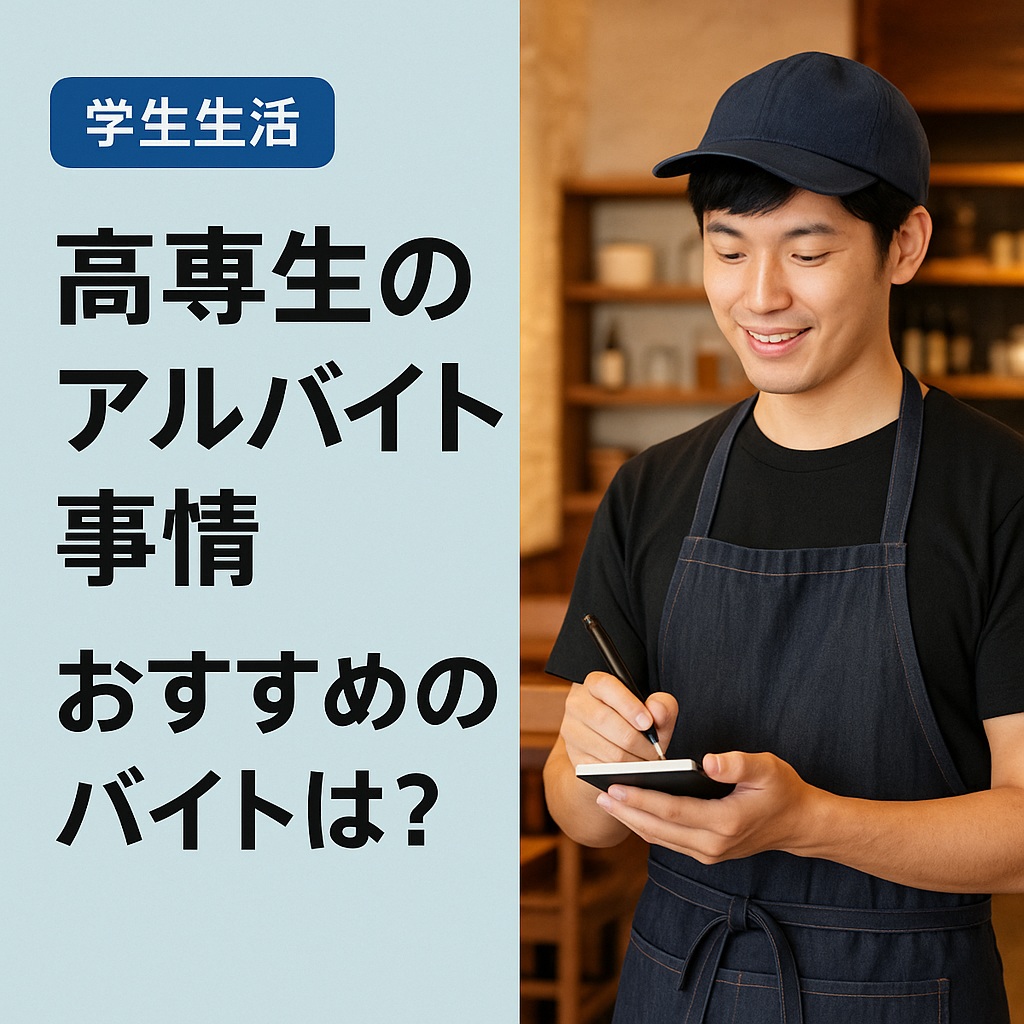 高専生のアルバイト事情