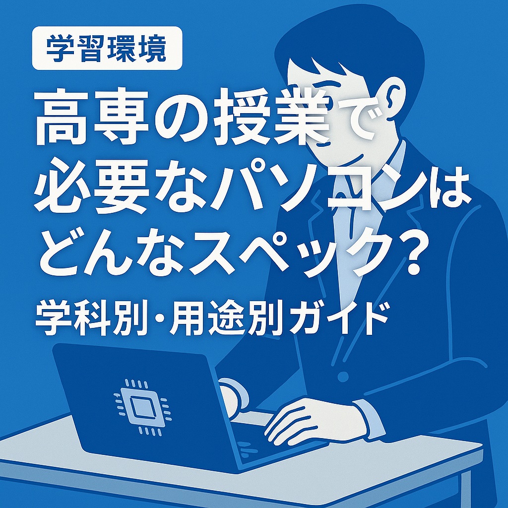 高専の授業で必要なパソコンはどんなスペック？