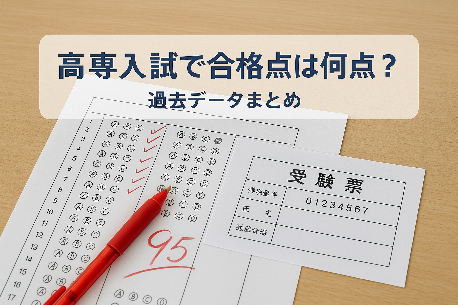 高専入試で合格点は何点？過去データまとめ